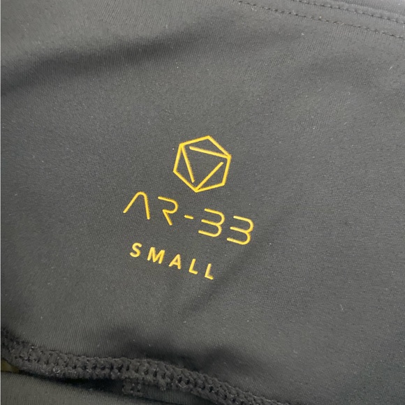 AR-33 black leggings with design - Picture 2 of 8